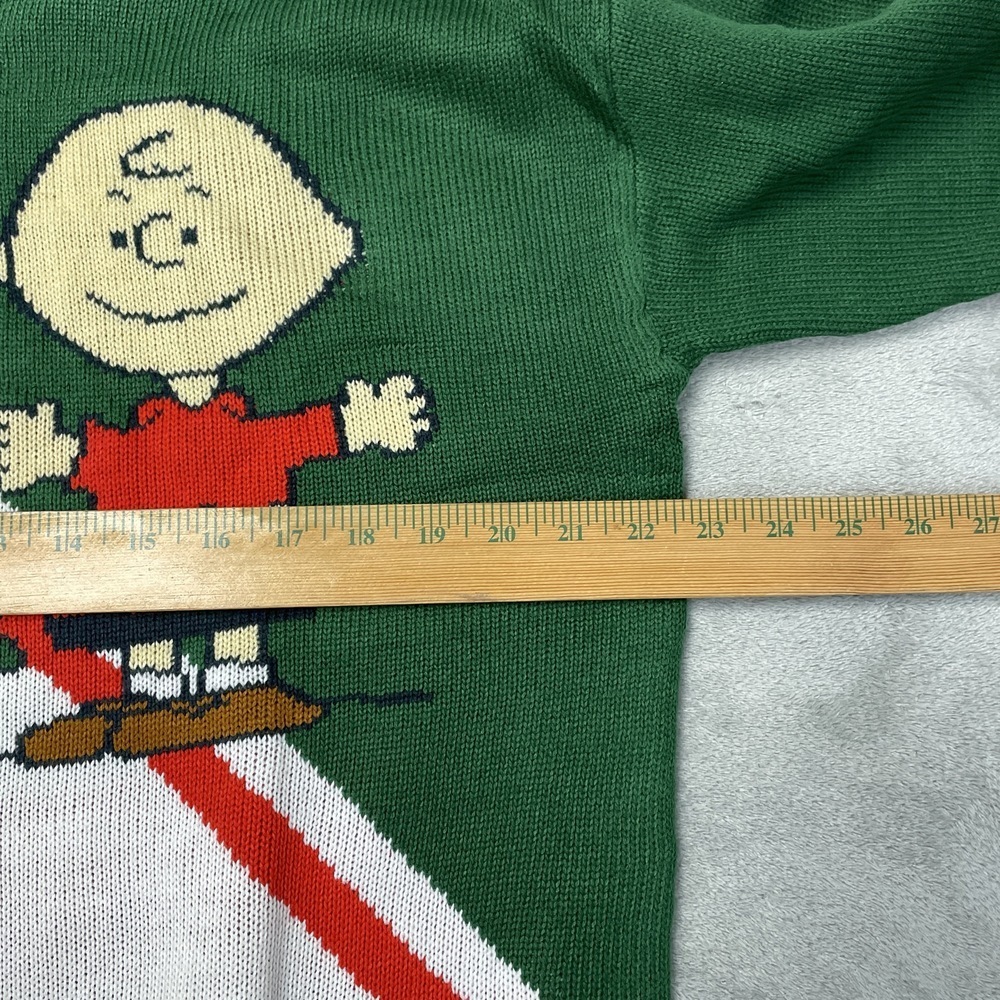 Sanctuary x Peanuts Women's XL Pullover Sweater Green a2231 - Picture 4 of 7